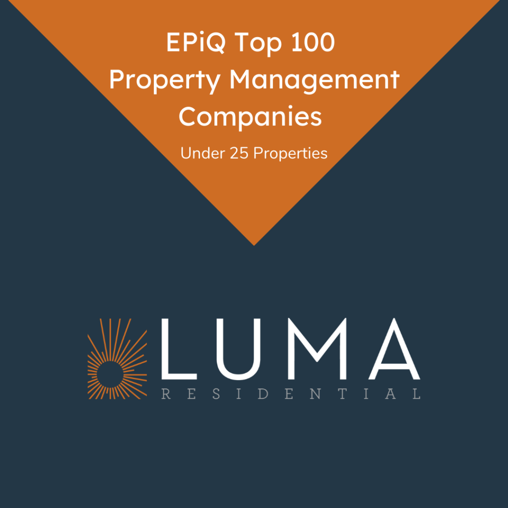 LUMA Residential Named One Of EPiQ Top 100 Property Management